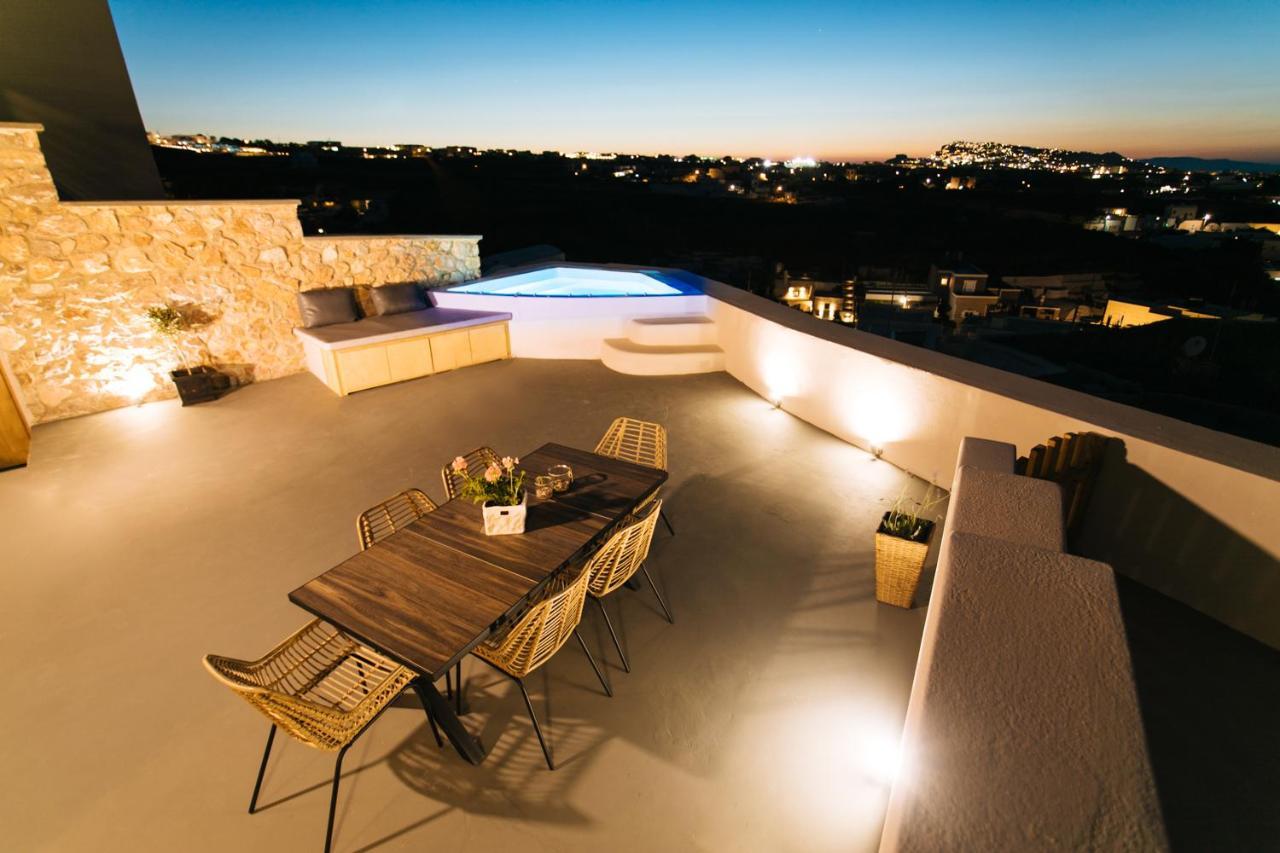 Amer Villa Santorini With Outdoor Hot Tub Vóthon Extérieur photo