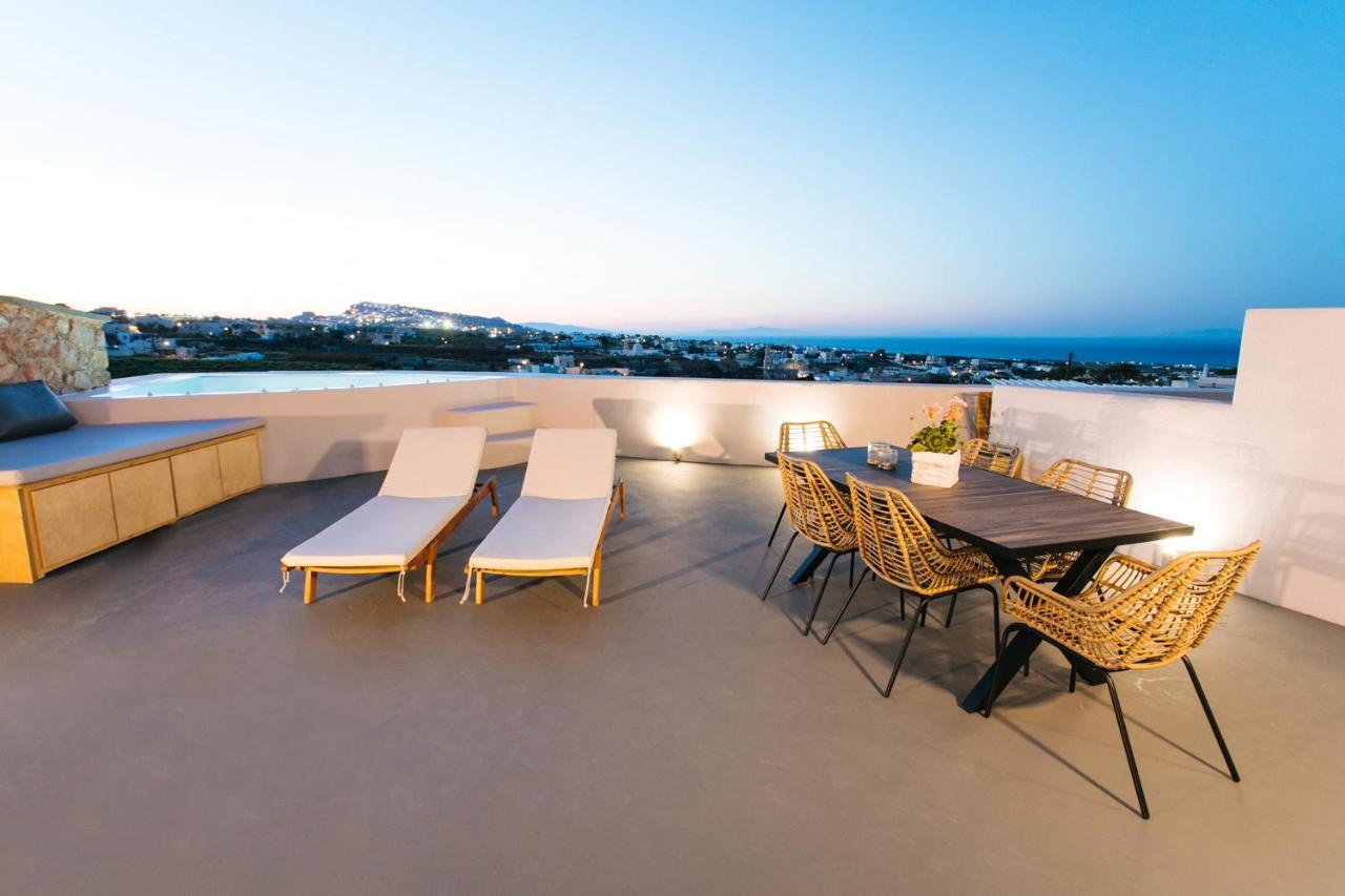 Amer Villa Santorini With Outdoor Hot Tub Vóthon Extérieur photo